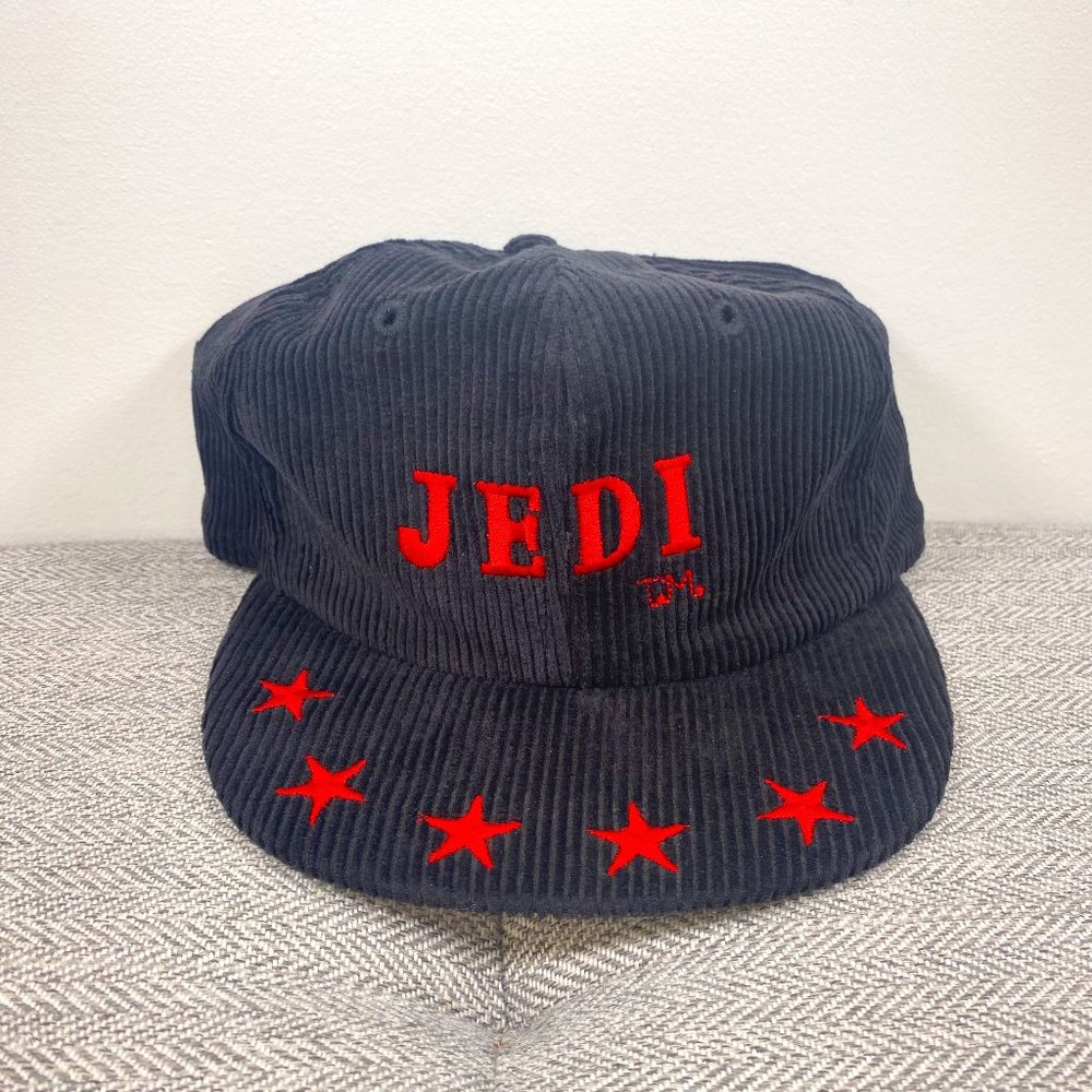 1983 Star Wars JEDI Corduroy SnapBack Hat Return of the Promo Vintage VTG ROTJ